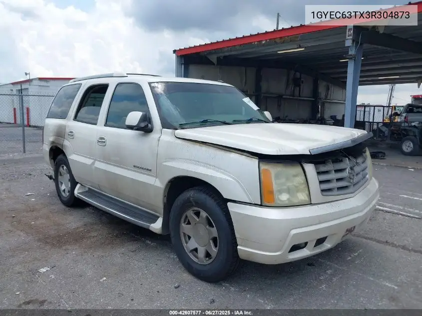 2003 Cadillac Escalade Standard VIN: 1GYEC63TX3R304873 Lot: 42607577