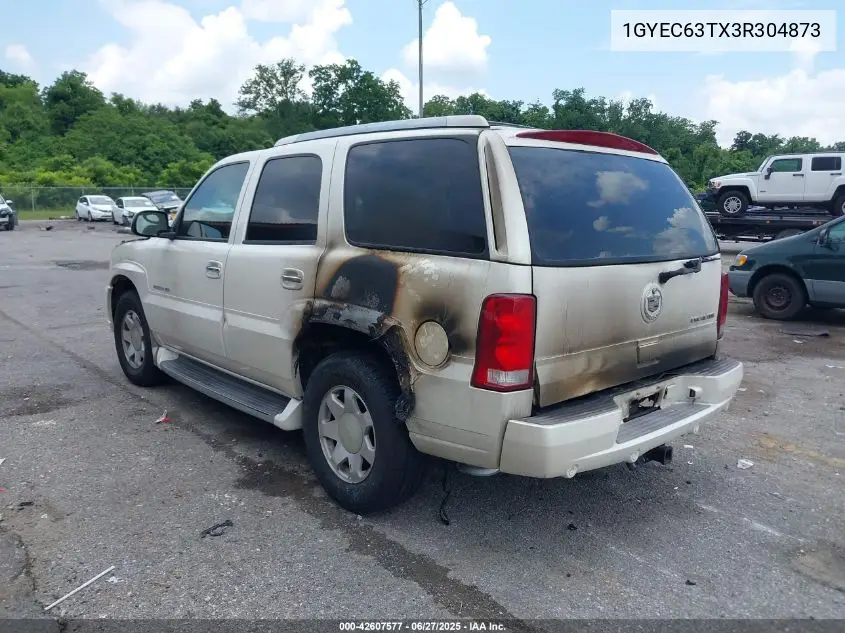 2003 Cadillac Escalade Standard VIN: 1GYEC63TX3R304873 Lot: 42607577