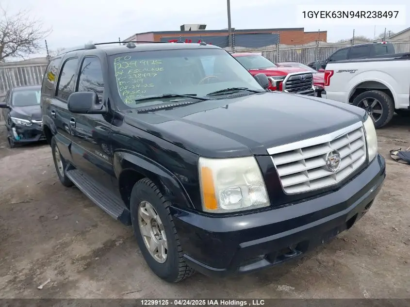 2004 Cadillac Escalade Standard VIN: 1GYEK63N94R238497 Lot: 12299125