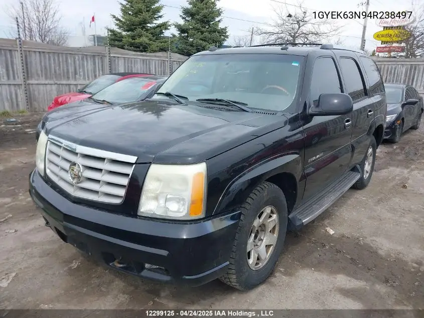 2004 Cadillac Escalade Standard VIN: 1GYEK63N94R238497 Lot: 12299125