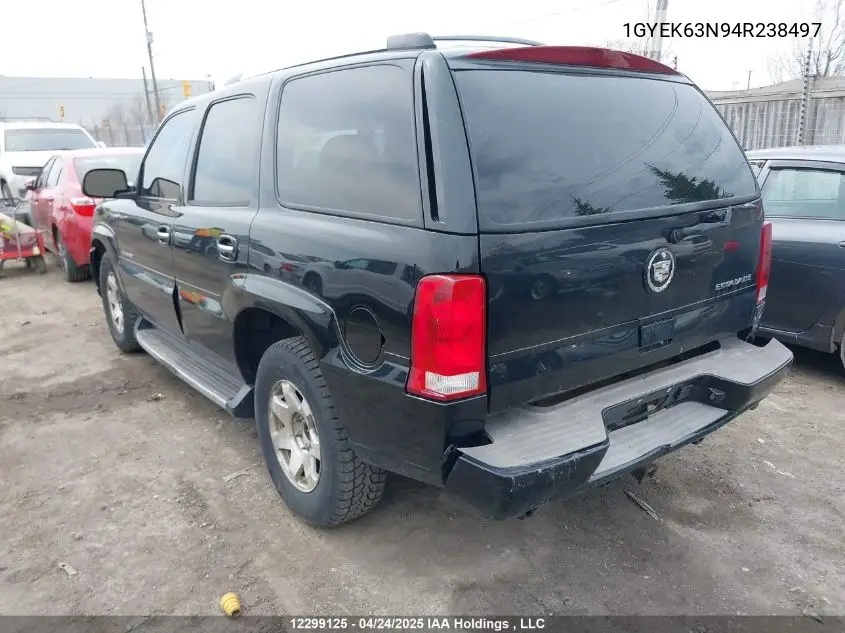 2004 Cadillac Escalade Standard VIN: 1GYEK63N94R238497 Lot: 12299125