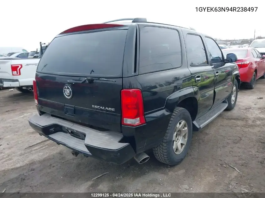 2004 Cadillac Escalade Standard VIN: 1GYEK63N94R238497 Lot: 12299125