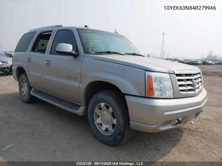 2004 Cadillac Escalade Luxury VIN: 1GYEK63N84R279946 Lot: 12333126