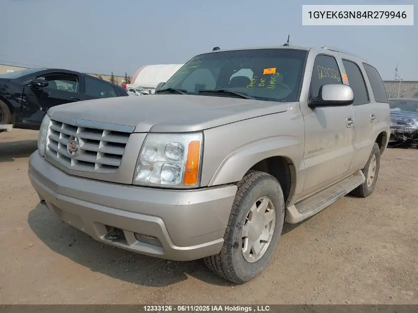 2004 Cadillac Escalade Luxury VIN: 1GYEK63N84R279946 Lot: 12333126