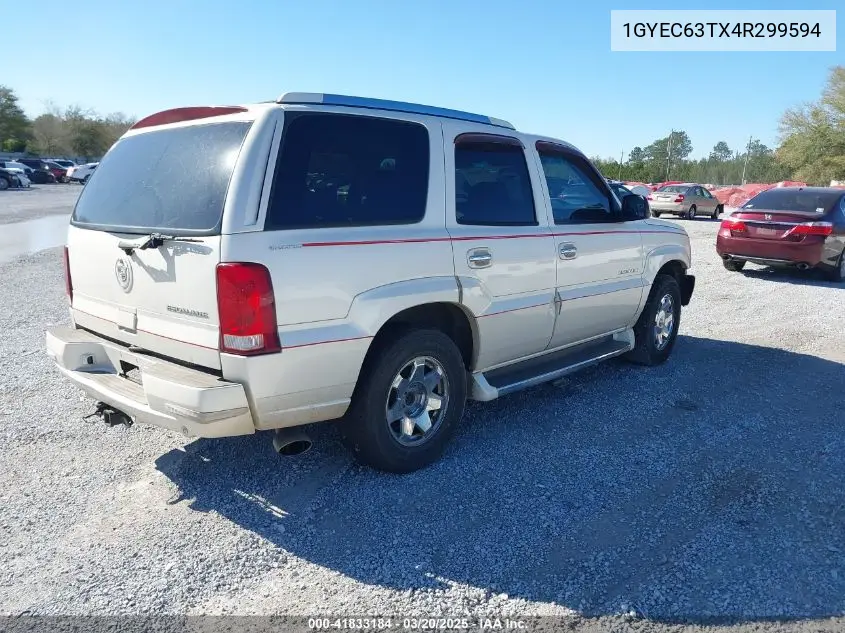 2004 Cadillac Escalade Standard VIN: 1GYEC63TX4R299594 Lot: 41833184