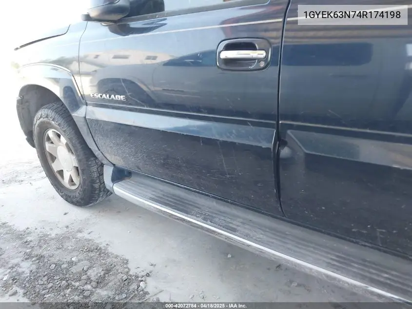 2004 Cadillac Escalade Standard VIN: 1GYEK63N74R174198 Lot: 42072784