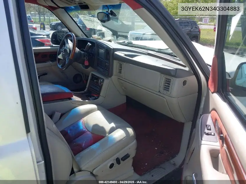 2004 Cadillac Escalade Ext Standard VIN: 3GYEK62N34G304883 Lot: 42149493