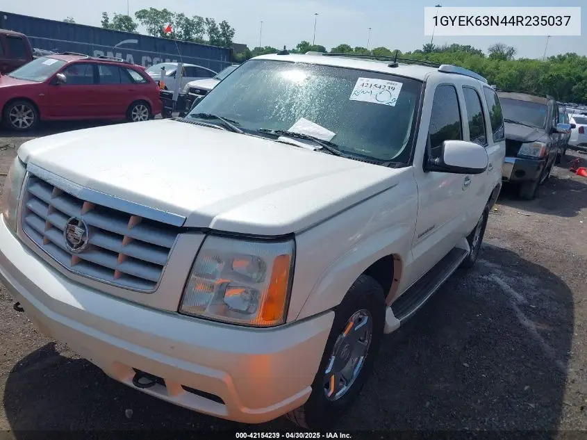 2004 Cadillac Escalade Standard VIN: 1GYEK63N44R235037 Lot: 42154239