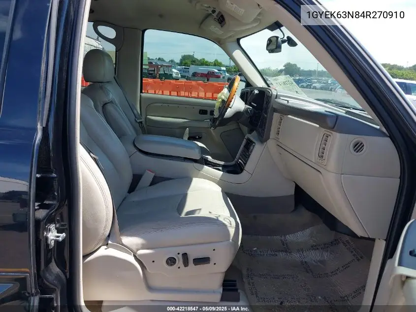 2004 Cadillac Escalade Standard VIN: 1GYEK63N84R270910 Lot: 42218547