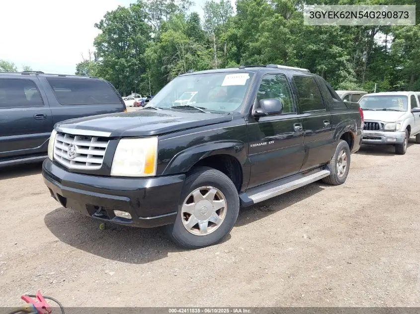 2004 Cadillac Escalade Ext Standard VIN: 3GYEK62N54G290873 Lot: 42411835