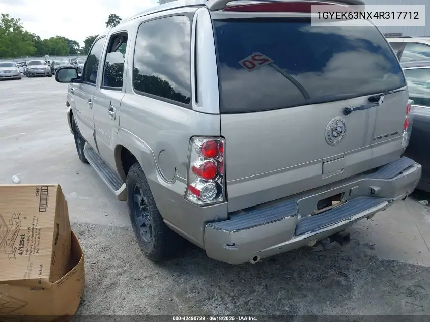 2004 Cadillac Escalade Standard VIN: 1GYEK63NX4R317712 Lot: 42490729