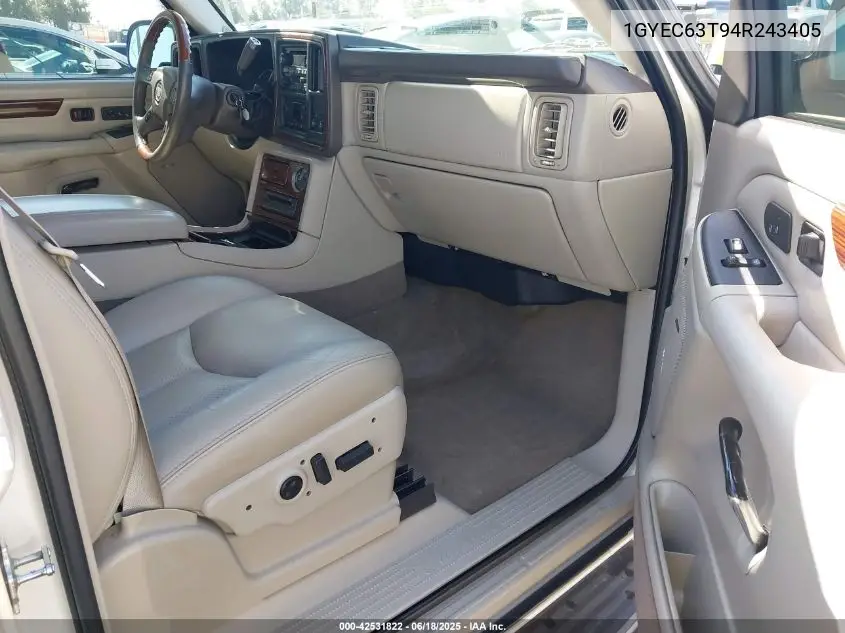 2004 Cadillac Escalade Standard VIN: 1GYEC63T94R243405 Lot: 42531822