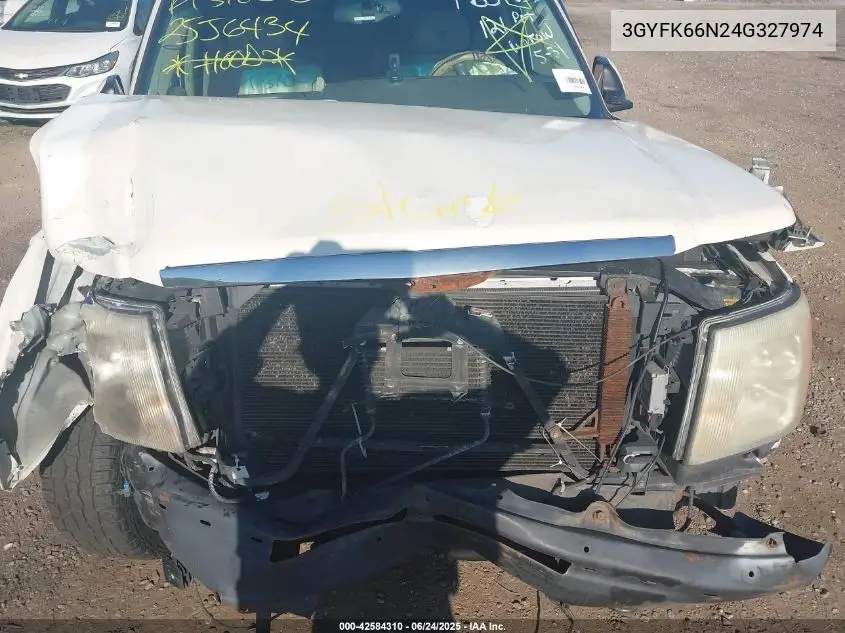 2004 Cadillac Escalade Esv Standard VIN: 3GYFK66N24G327974 Lot: 42584310