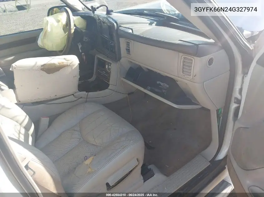 2004 Cadillac Escalade Esv Standard VIN: 3GYFK66N24G327974 Lot: 42584310