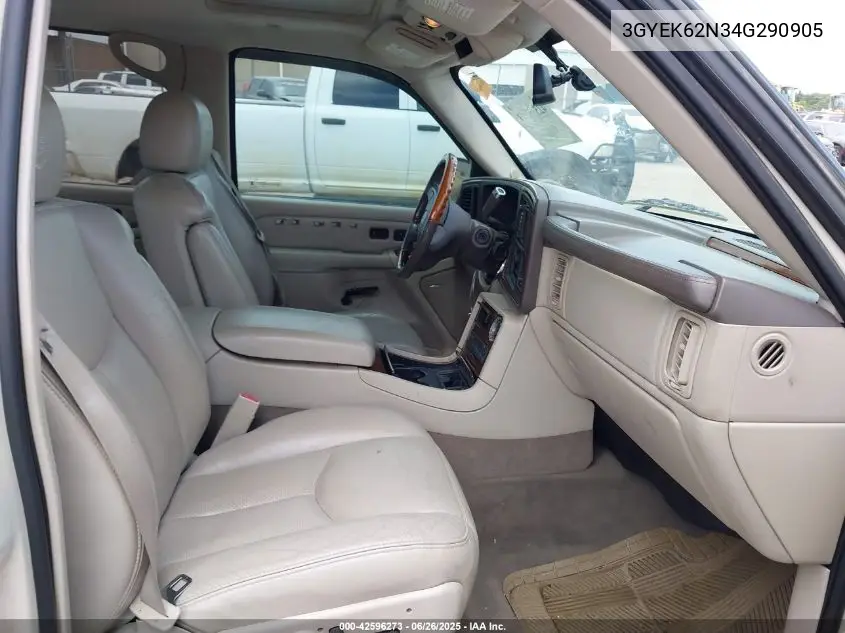 2004 Cadillac Escalade Ext Standard VIN: 3GYEK62N34G290905 Lot: 42596273