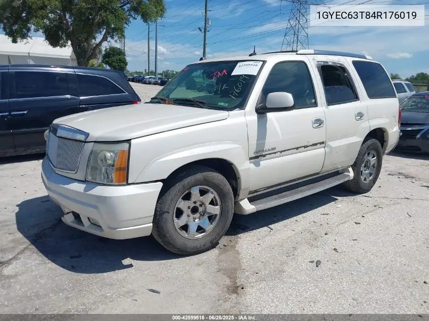 2004 Cadillac Escalade Standard VIN: 1GYEC63T84R176019 Lot: 42599516