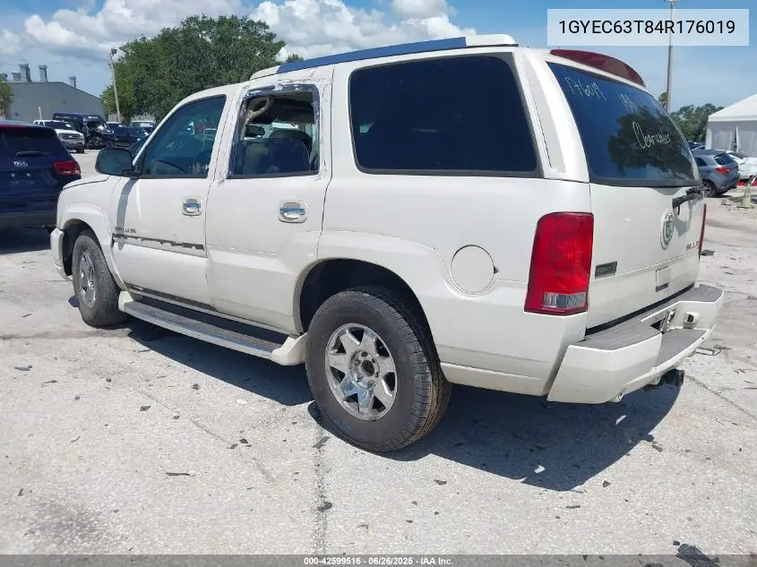 2004 Cadillac Escalade Standard VIN: 1GYEC63T84R176019 Lot: 42599516