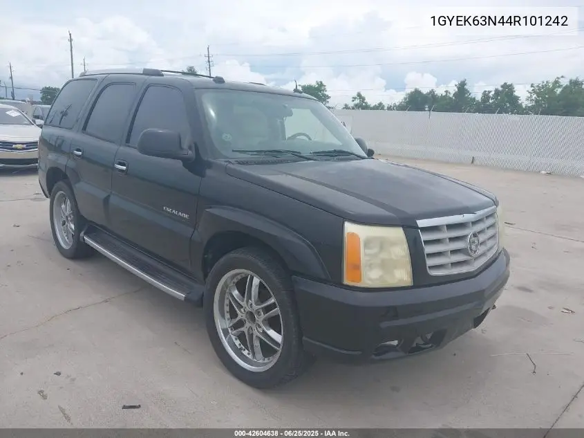 2004 Cadillac Escalade Standard VIN: 1GYEK63N44R101242 Lot: 42604638
