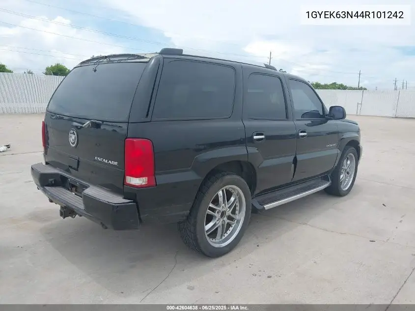 2004 Cadillac Escalade Standard VIN: 1GYEK63N44R101242 Lot: 42604638