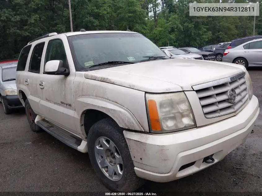 2004 Cadillac Escalade Standard VIN: 1GYEK63N94R312811 Lot: 42612550