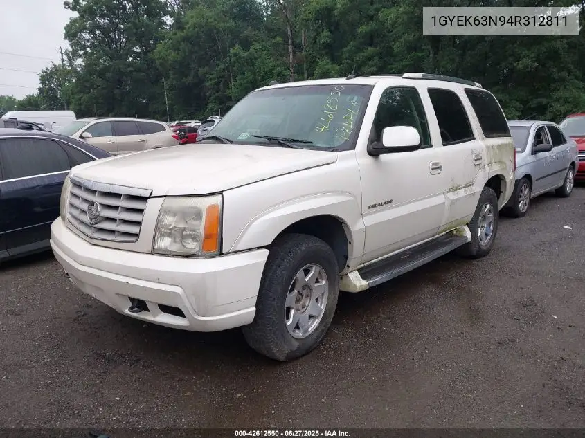 2004 Cadillac Escalade Standard VIN: 1GYEK63N94R312811 Lot: 42612550
