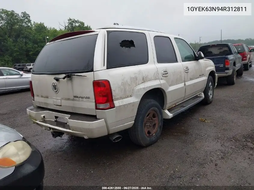 2004 Cadillac Escalade Standard VIN: 1GYEK63N94R312811 Lot: 42612550