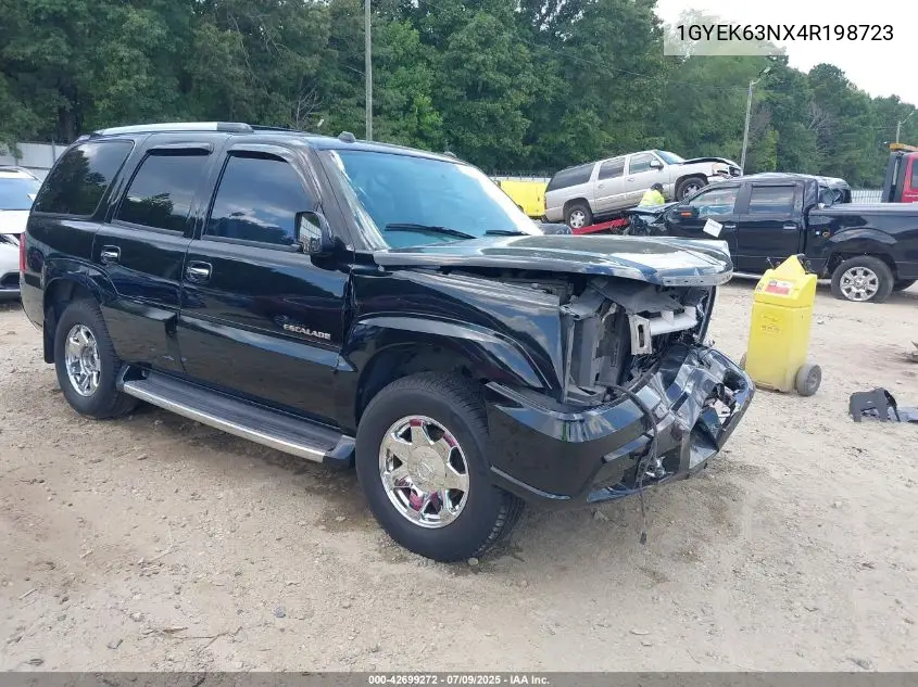 2004 Cadillac Escalade Standard VIN: 1GYEK63NX4R198723 Lot: 42699272