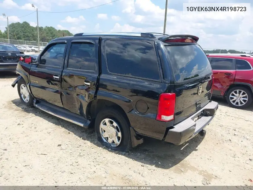 2004 Cadillac Escalade Standard VIN: 1GYEK63NX4R198723 Lot: 42699272