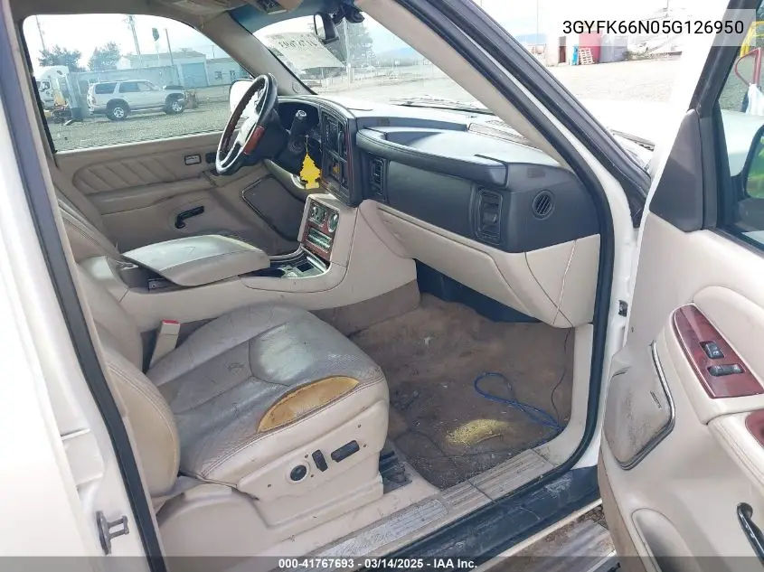 2005 Cadillac Escalade Esv Platinum Edition VIN: 3GYFK66N05G126950 Lot: 41767693