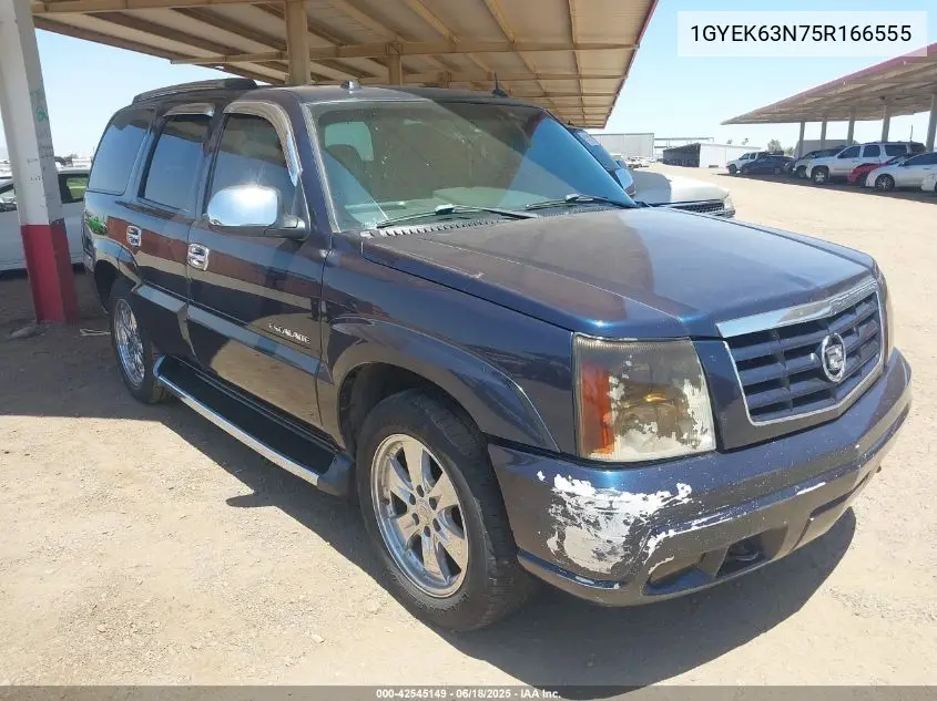 2005 Cadillac Escalade Standard VIN: 1GYEK63N75R166555 Lot: 42545149