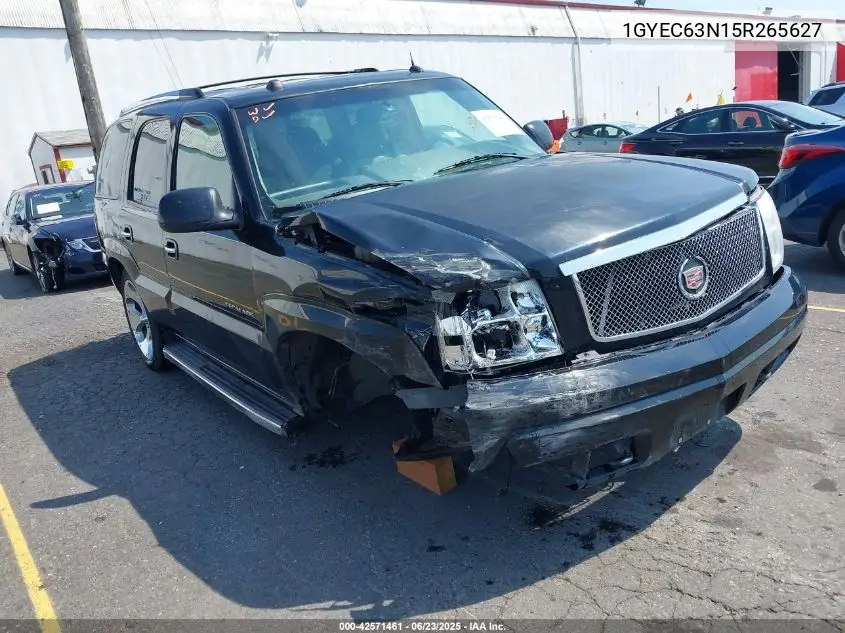 2005 Cadillac Escalade Standard VIN: 1GYEC63N15R265627 Lot: 42571461