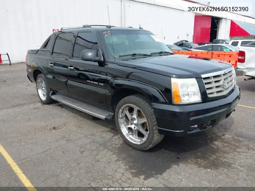2005 Cadillac Escalade Ext Standard VIN: 3GYEK62N65G152390 Lot: 42601610
