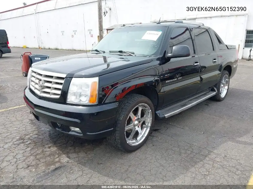 2005 Cadillac Escalade Ext Standard VIN: 3GYEK62N65G152390 Lot: 42601610