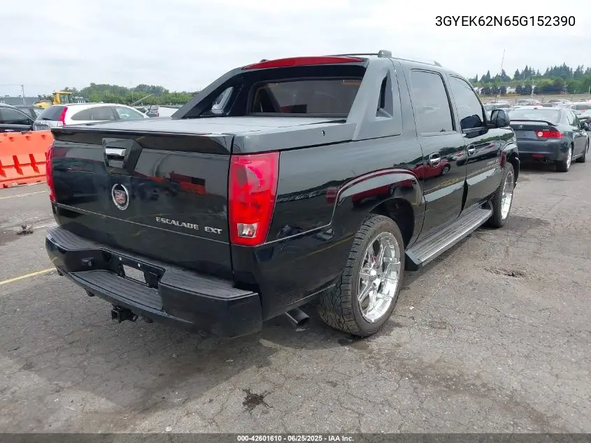 2005 Cadillac Escalade Ext Standard VIN: 3GYEK62N65G152390 Lot: 42601610