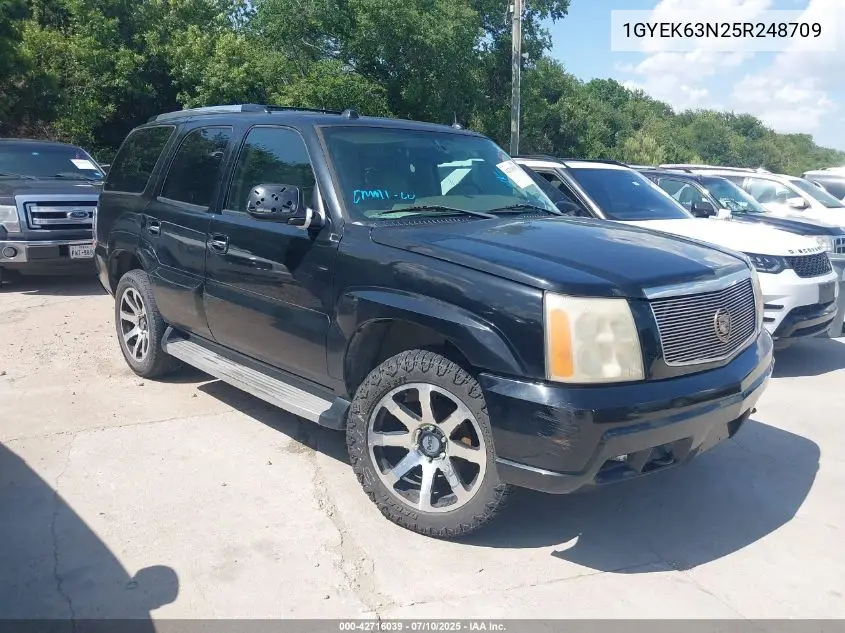2005 Cadillac Escalade Standard VIN: 1GYEK63N25R248709 Lot: 42716039