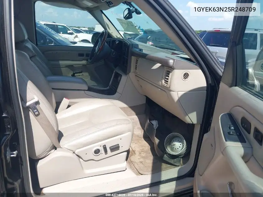 2005 Cadillac Escalade Standard VIN: 1GYEK63N25R248709 Lot: 42716039