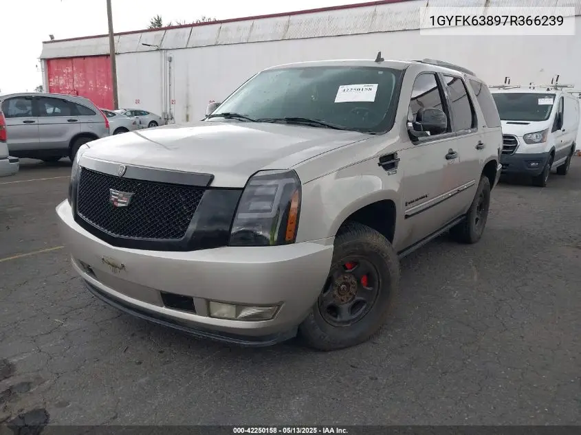 2007 Cadillac Escalade Standard VIN: 1GYFK63897R366239 Lot: 42250158