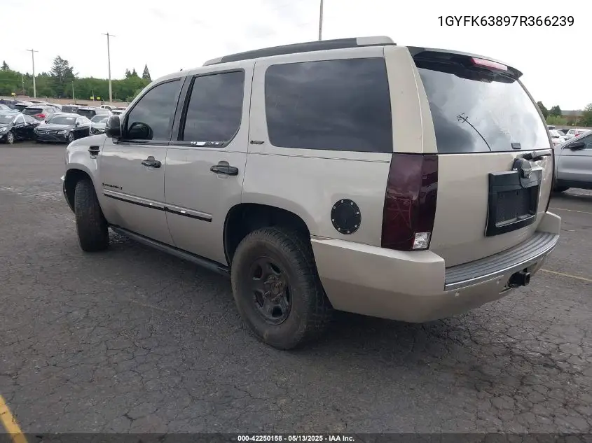 2007 Cadillac Escalade Standard VIN: 1GYFK63897R366239 Lot: 42250158