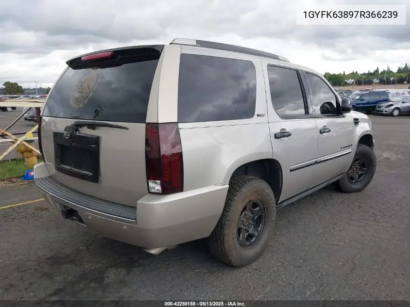 2007 Cadillac Escalade Standard VIN: 1GYFK63897R366239 Lot: 42250158