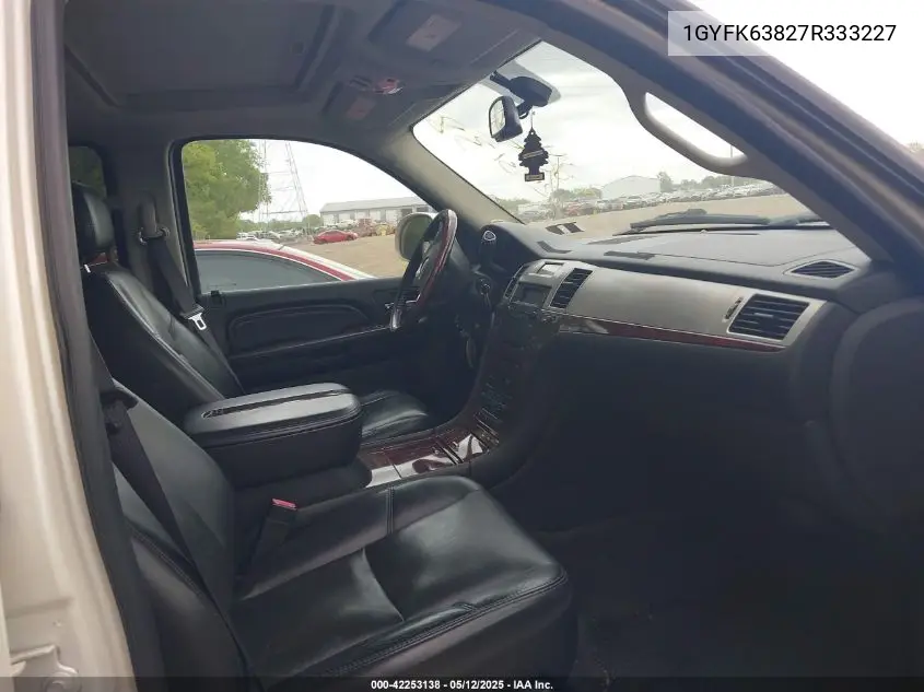 2007 Cadillac Escalade Standard VIN: 1GYFK63827R333227 Lot: 42253138