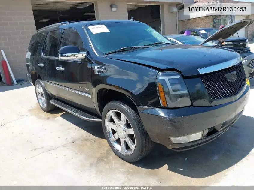 2007 Cadillac Escalade Standard VIN: 1GYFK63847R130453 Lot: 42600052