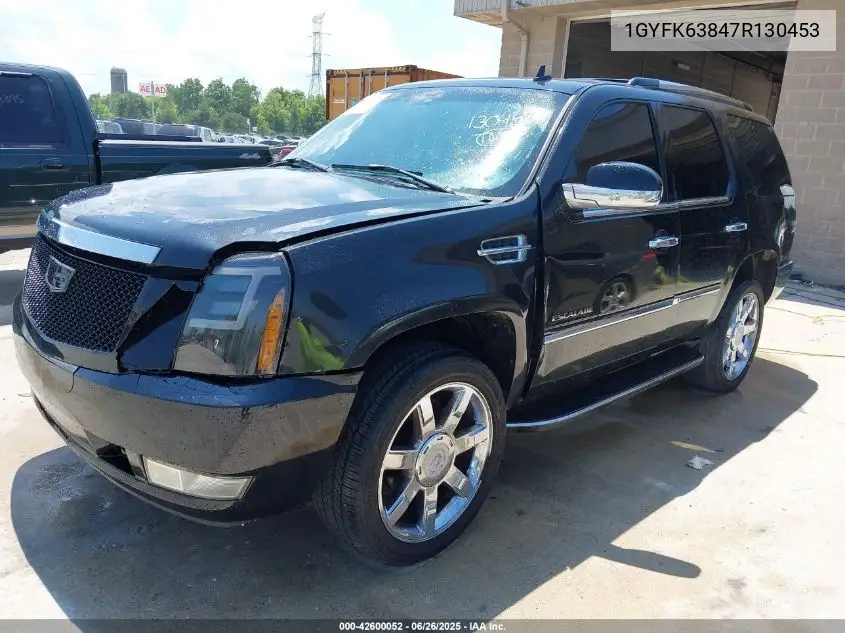 2007 Cadillac Escalade Standard VIN: 1GYFK63847R130453 Lot: 42600052