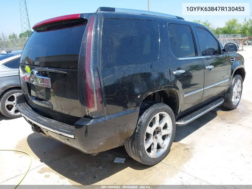 2007 Cadillac Escalade Standard VIN: 1GYFK63847R130453 Lot: 42600052