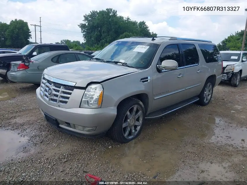 2007 Cadillac Escalade Esv Standard VIN: 1GYFK66807R313327 Lot: 42739769