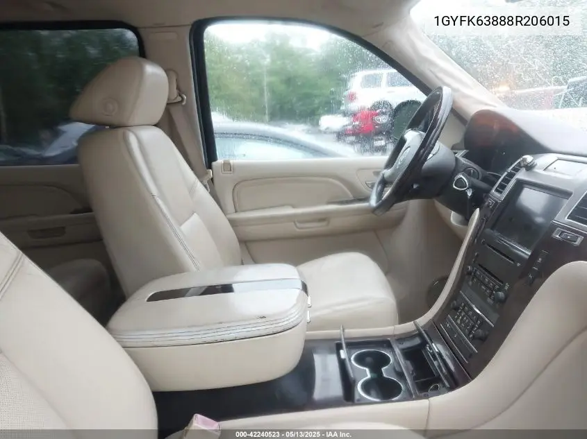 2008 Cadillac Escalade Standard VIN: 1GYFK63888R206015 Lot: 42240523