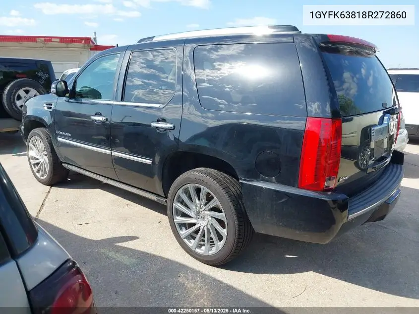 2008 Cadillac Escalade Standard VIN: 1GYFK63818R272860 Lot: 42250157
