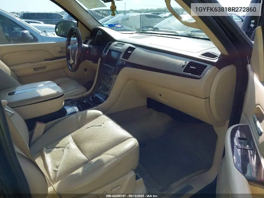 2008 Cadillac Escalade Standard VIN: 1GYFK63818R272860 Lot: 42250157