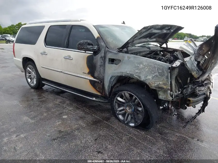 2009 Cadillac Escalade Esv Standard VIN: 1GYFC16249R126008 Lot: 42604461