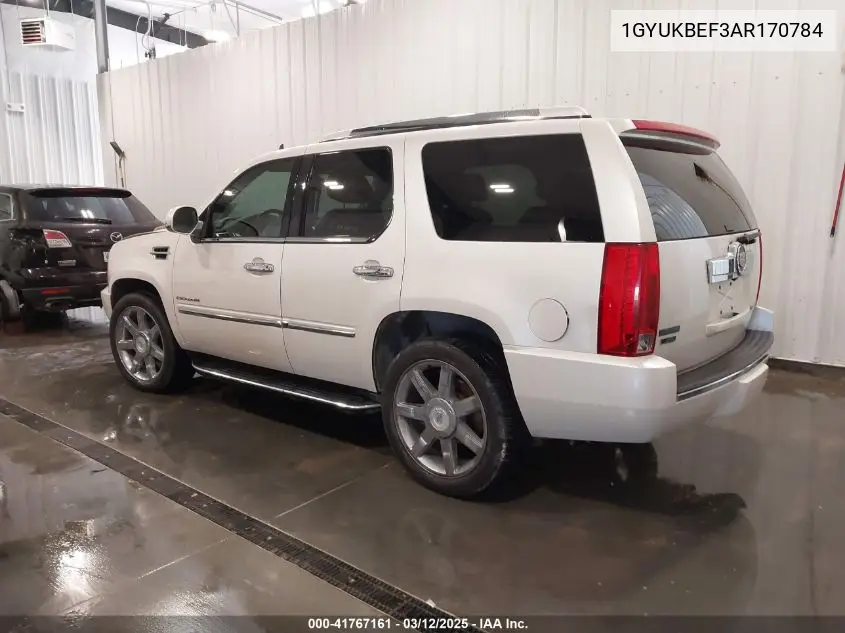 2010 Cadillac Escalade Luxury VIN: 1GYUKBEF3AR170784 Lot: 41767161