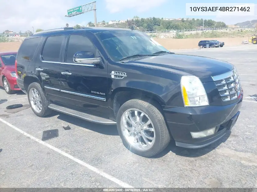 2011 Cadillac Escalade Standard VIN: 1GYS3AEF4BR271462 Lot: 42072400